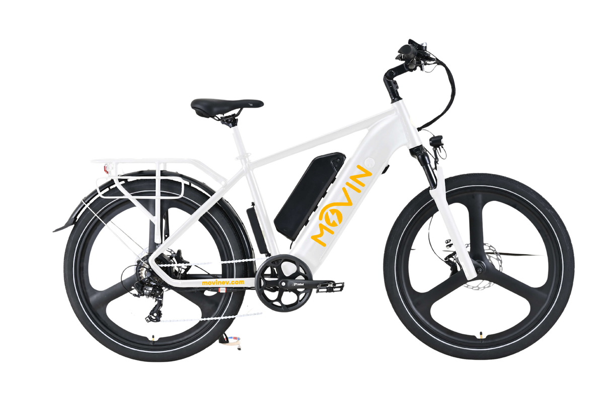 Movin' Tempo Max in Frost White / Dual Battery 48V - 20Ah + 15Ah