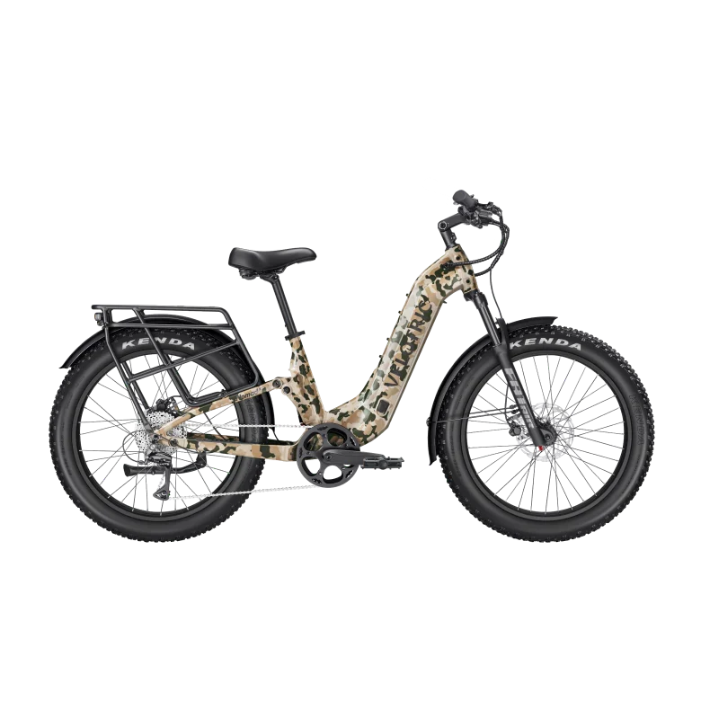 Velotric Nomad 2X in Step-Thru / Multi-Terrain Camo